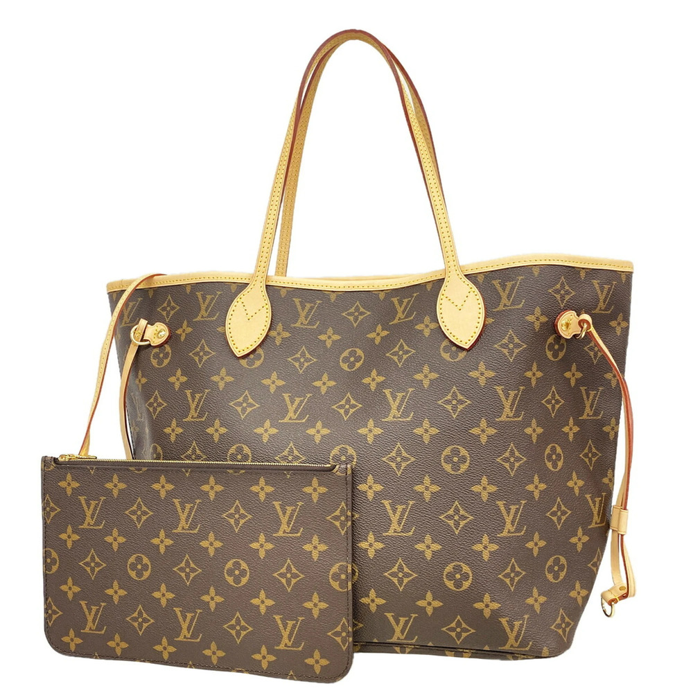 Louis Vuitton Monogram Neverfull MM Tote Bag M46975 Rose Beige (Women's)
